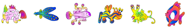 Some of the fish you can earn